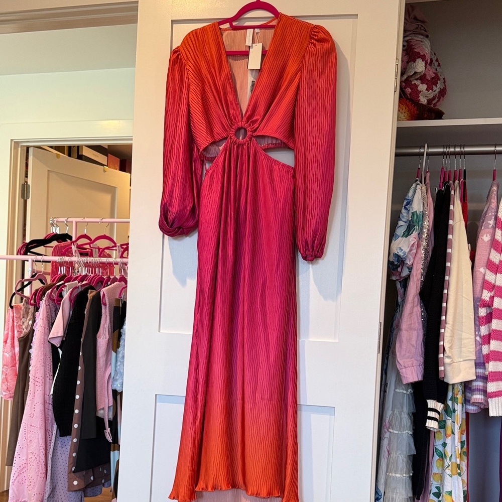 Johnathan Simkhai Swim Pink and Orange Women's Dress